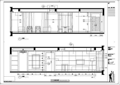 [上海]浦东某住宅样板房装修设计cad施工图