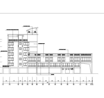 临城农贸市场建筑施工设计CAD图