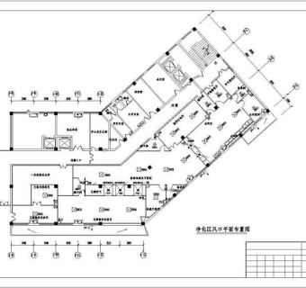 福建某医院消毒中心净化空调图