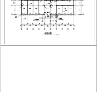 某四层办公楼框架结构施工图纸