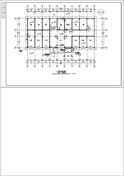 某四层办公楼框架结构施工图纸