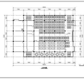 某高校食堂全套建筑设计图纸