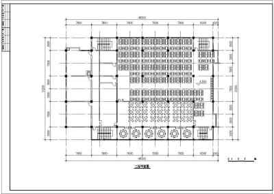 某高校食堂全套建筑设计图纸