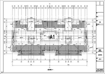 某小区双拼别墅及小高层住宅建筑设计cad施工图