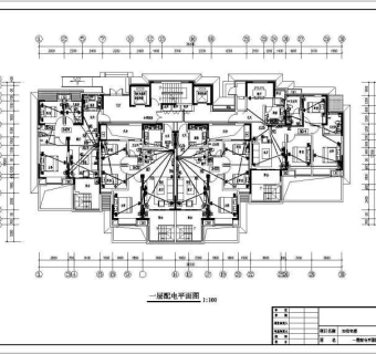 [河南]高层住宅楼电气施工图