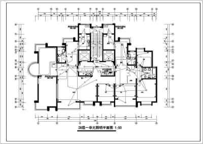 高层住宅小区电气施工图