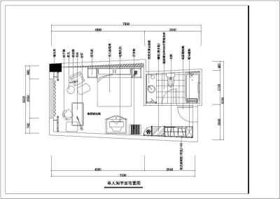 商务酒店样板房全套装修设计图纸