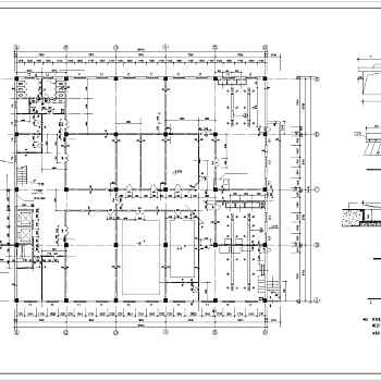 农大东区食堂建筑设计施工图