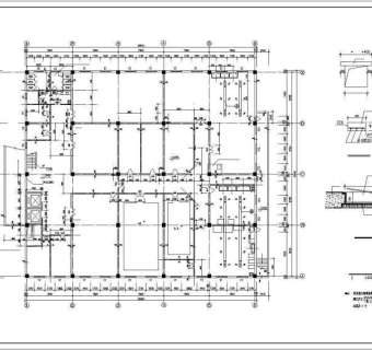 农大东区食堂建筑设计施工图