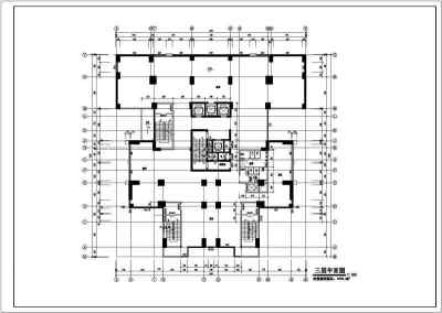 某高层综合楼建筑设计cad施工图