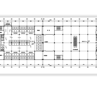 某沿街商场全套建筑设计图