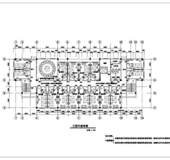 某商业街宾馆建筑设计施工图