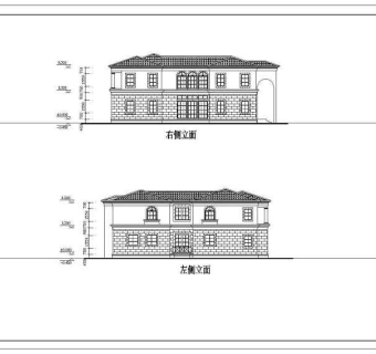 一套简单的别墅建筑设计图(共21张)