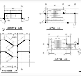 某私家豪华别墅建施图附效果图