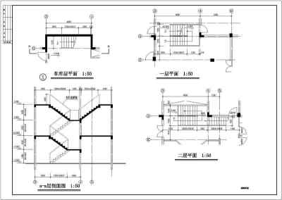 某私家豪华别墅建施图附效果图