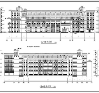 某大学教学楼建施图