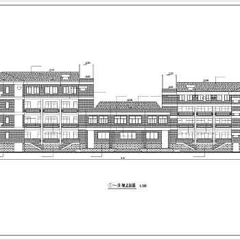 某地中学教学楼建筑施工图（全套）