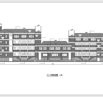 某地中学教学楼建筑施工图（全套）