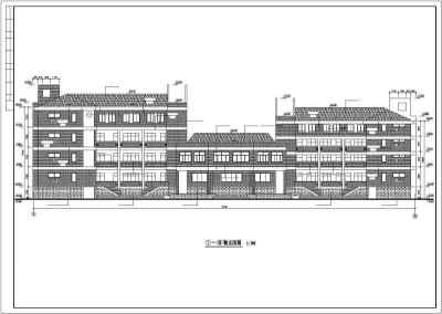 某地中学教学楼建筑施工图（全套）