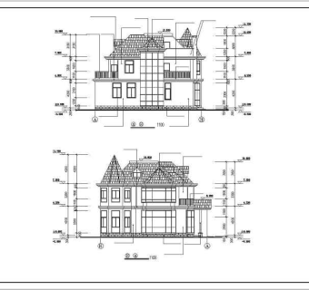 某地某别墅建筑结构施工图（全套）