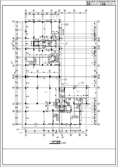 某街道商住楼全套建筑设计图