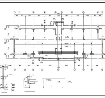 高层住宅楼建筑结构cad施工图