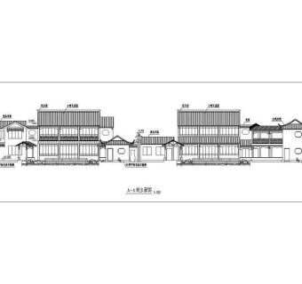 某仿古建筑全套建施图3D模型