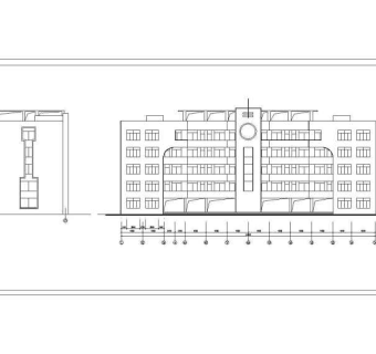 某中学教学楼建筑设计施工图