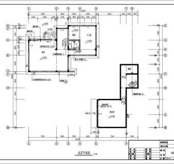 某豪华别墅建筑图施工图（含设计说明）