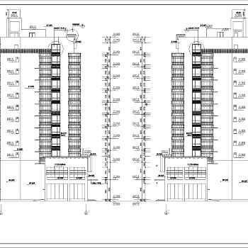 某市小高层住宅建筑施工图（全套）