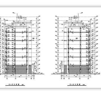 某区小高层住宅建筑施工图（全套）