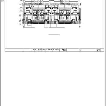 杭州精品别墅建筑设计图纸