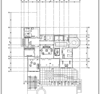 784平米别墅建筑设计方案图纸