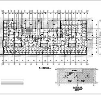 高层框剪结构单元式住宅建筑施工图