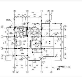 别墅样板房全套建筑设计图纸