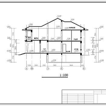 新农村别墅建筑设计图纸