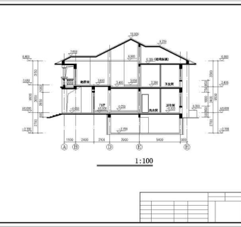 新农村别墅建筑设计图纸