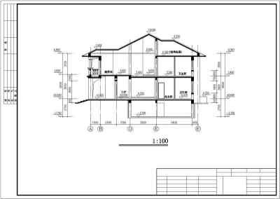 新农村别墅建筑设计图纸