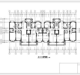 某小高层住宅建筑设计施工图