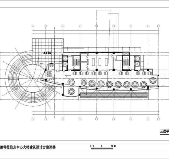 17666平米高层办公大楼全套建筑图