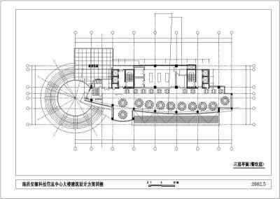 17666平米高层办公大楼全套建筑图