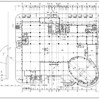 某高层商用综合楼建筑设计施工图