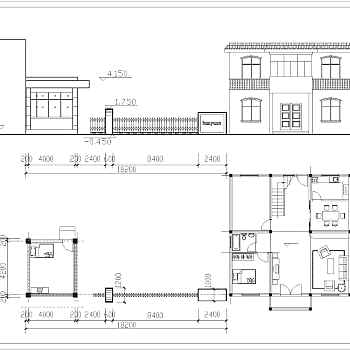 公司大门建筑设计施工图