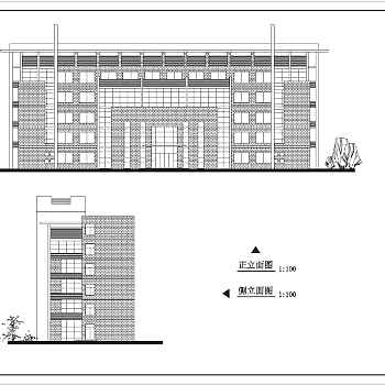 小型办公楼完整建筑设计图纸