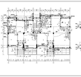 某叠拼别墅全套建筑图纸（带效果图）
