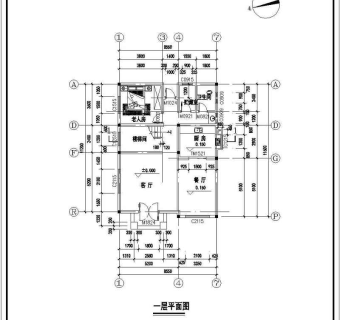 282平米别墅建筑设计施工图