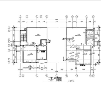三层新农村别墅建筑图（带效果图）