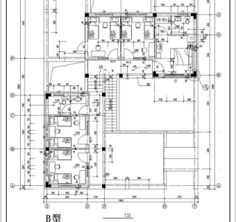 北京玻璃台村新农村别墅建筑图
