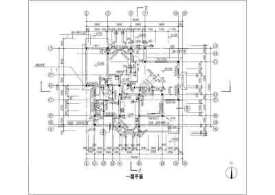 新中式乡村别墅建筑设计图