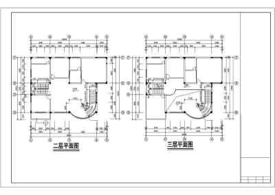 某简约英式别墅建筑图（带效果图）